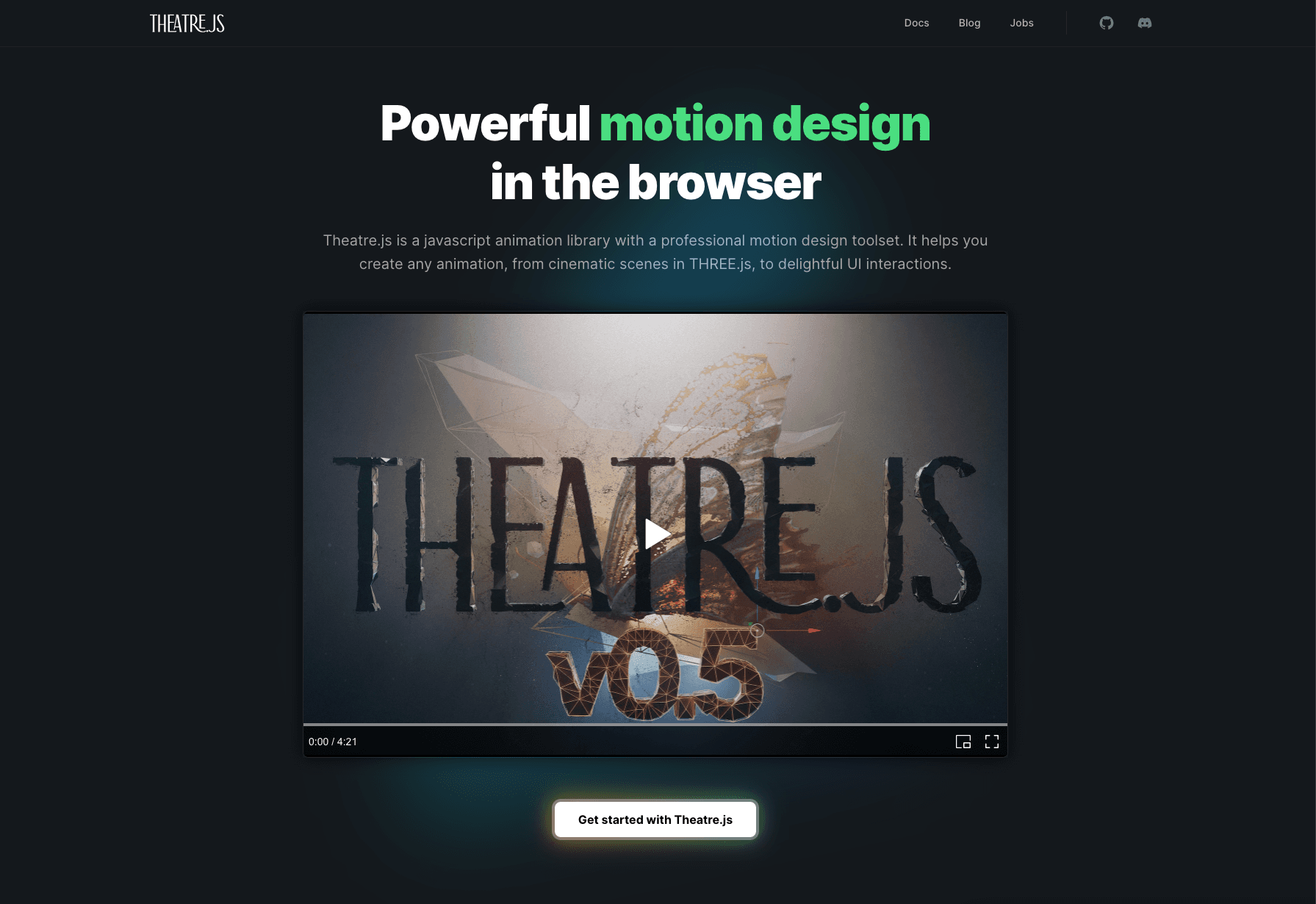 Theatre.js