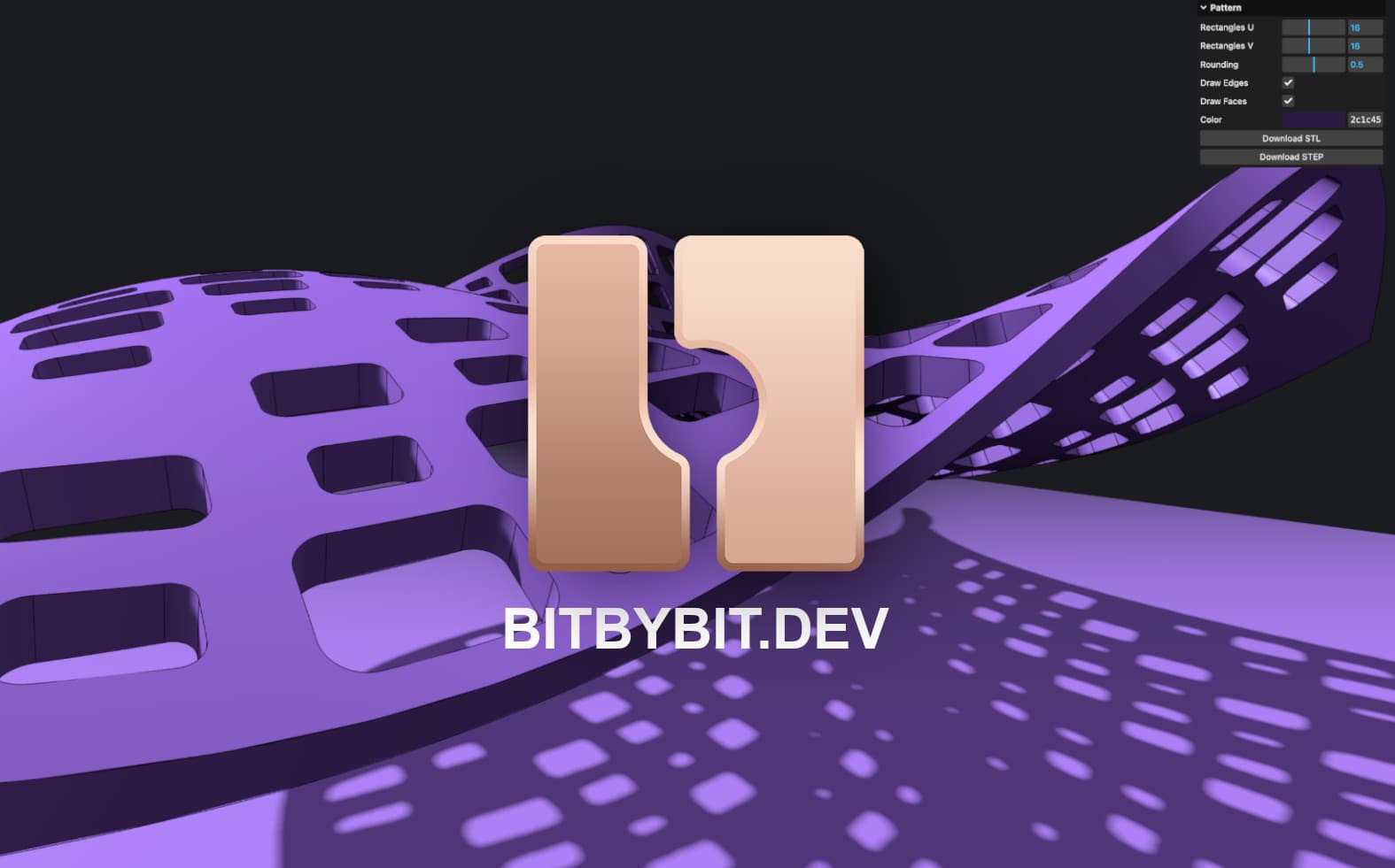 CAD npm package for threejs by bitbybit.dev