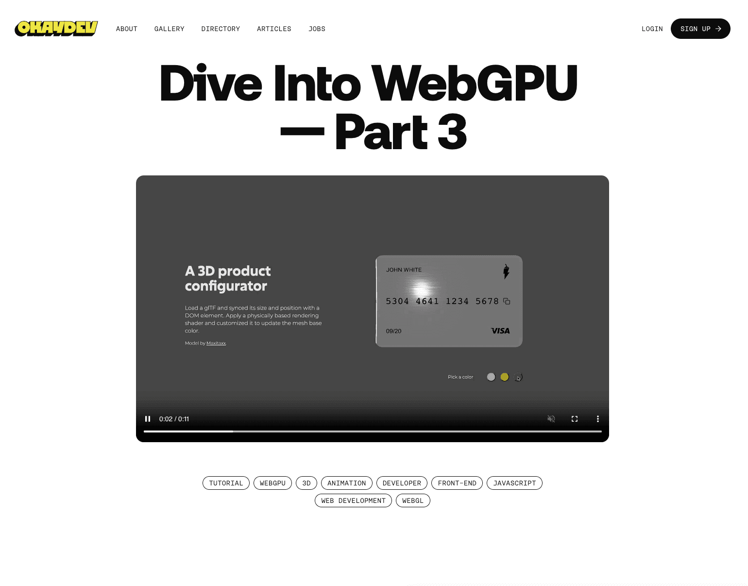 Into WebGPU