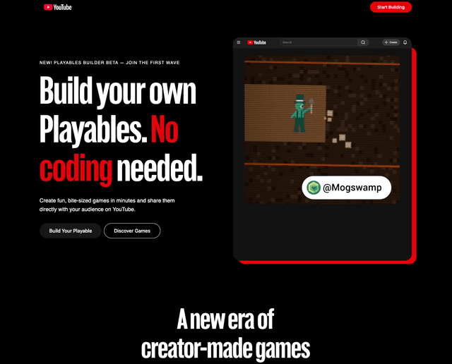 YouTube Playables