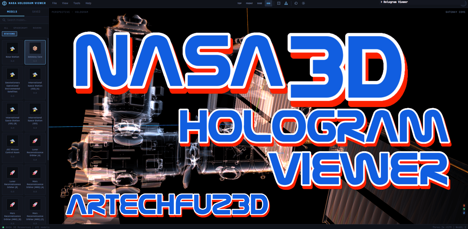 NASA 3D Model Viewer