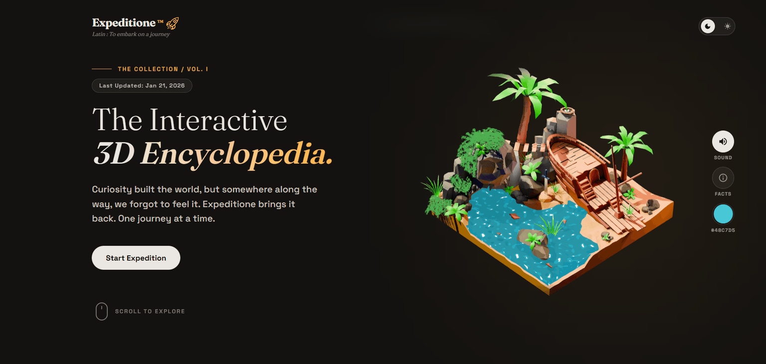 Expeditione: The Interactive 3D Encyclopedia.