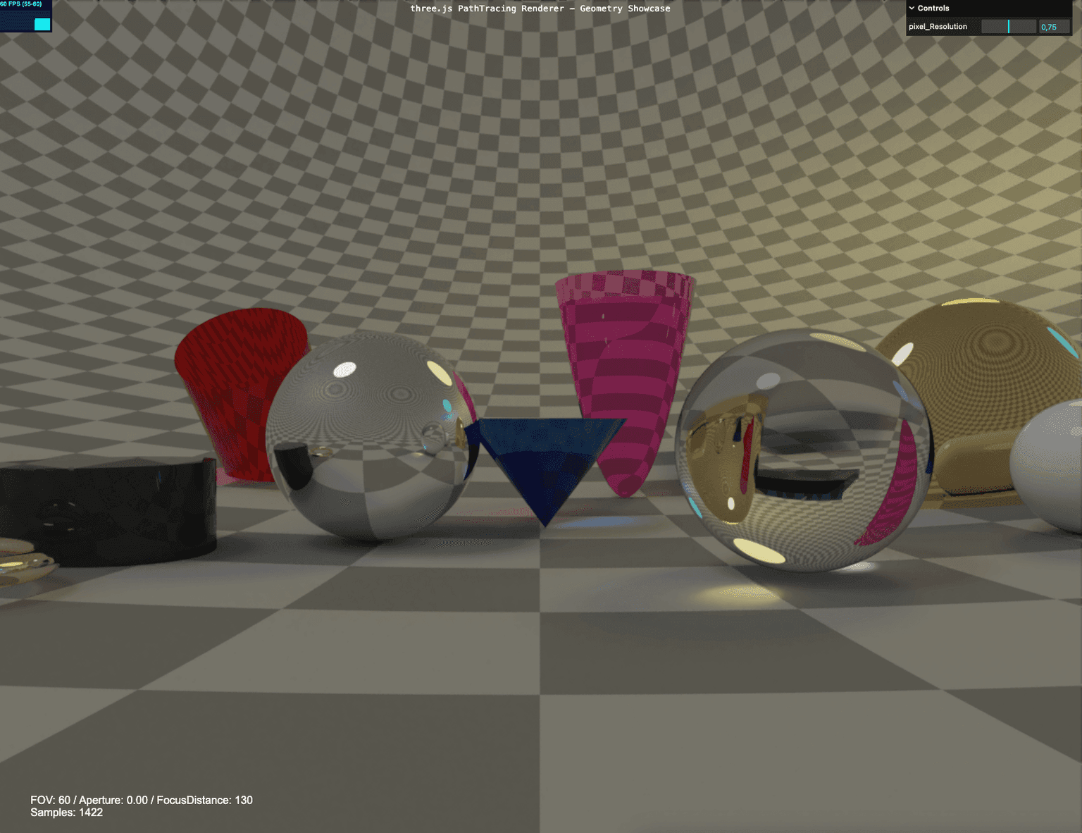 THREE.js PathTracing Renderer