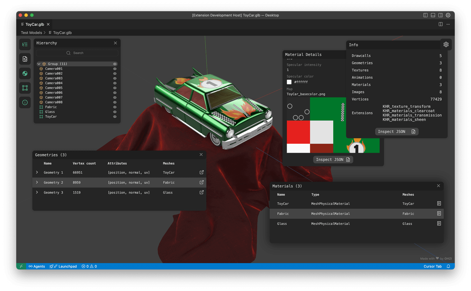 GLTF/GLB Viewer for VS Code