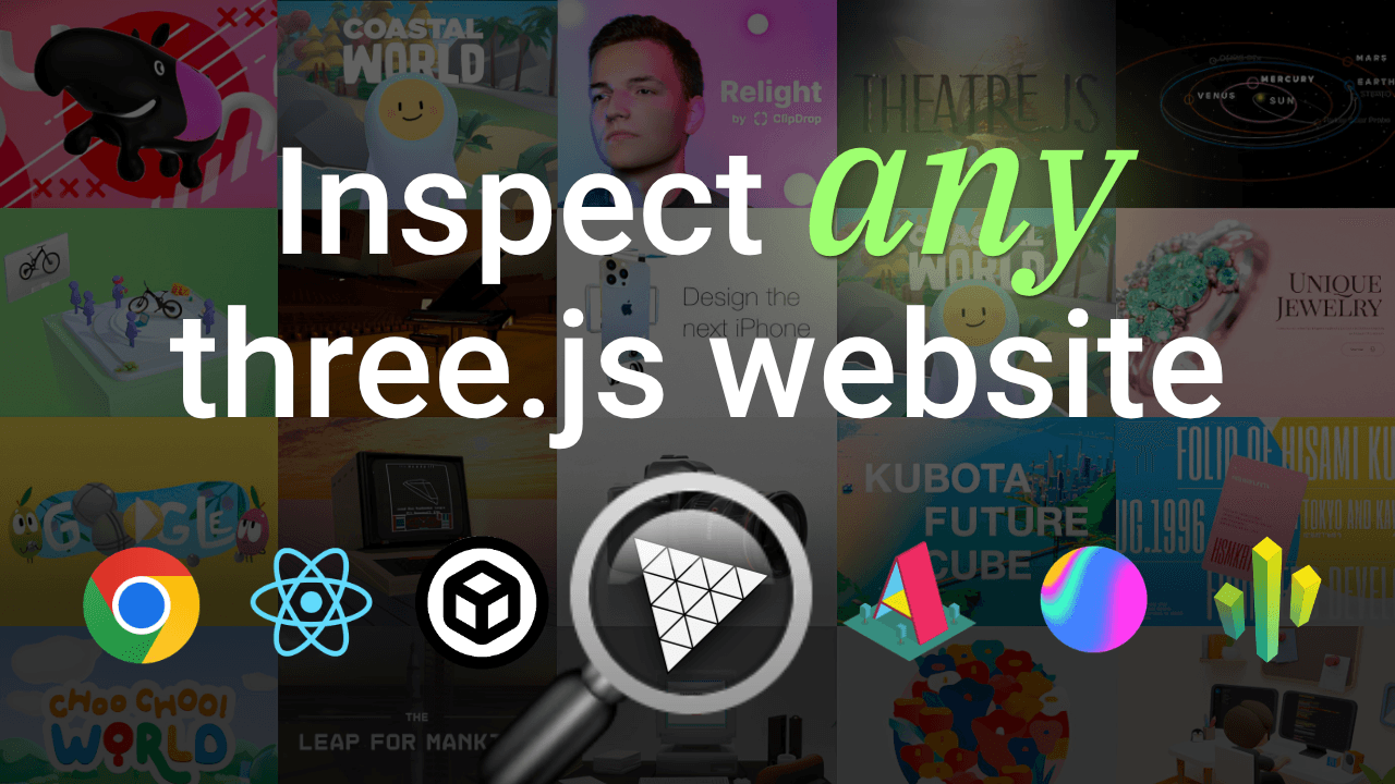 Needle Inspector for three.js – Inspect any three.js project (Chrome Extension)
