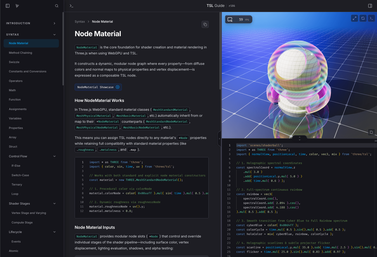Three.js TSL Doc